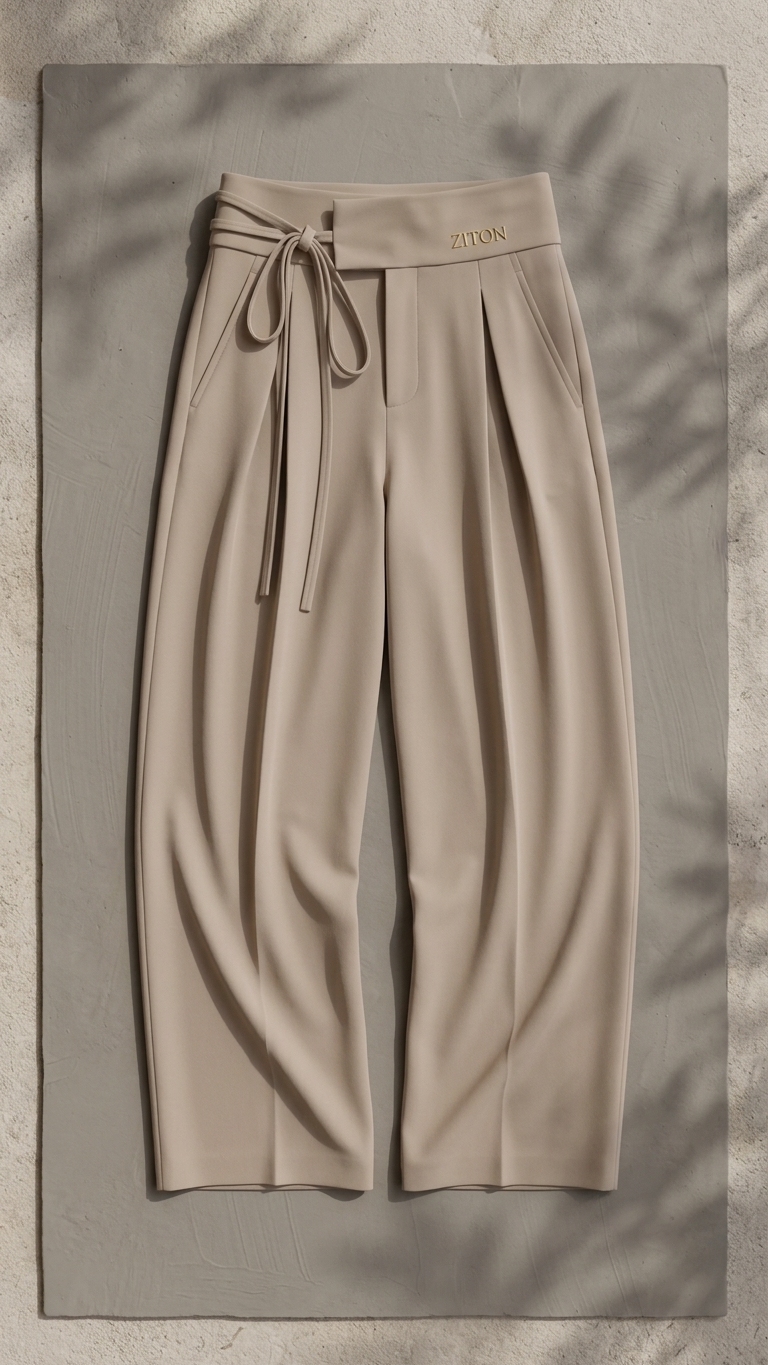 ZITON Signature Pleated Trouser