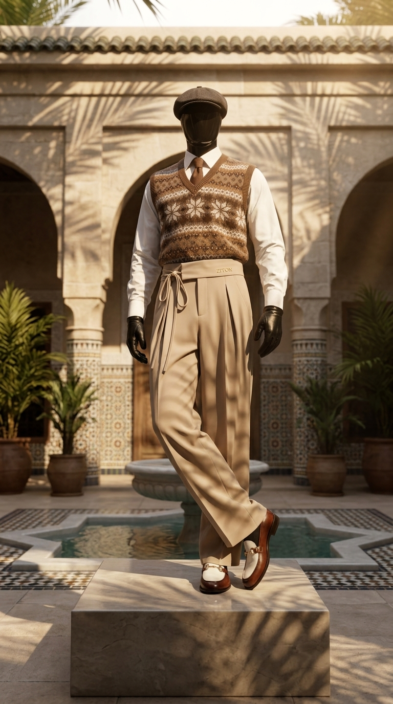 ZITON Signature Pleated Trouser