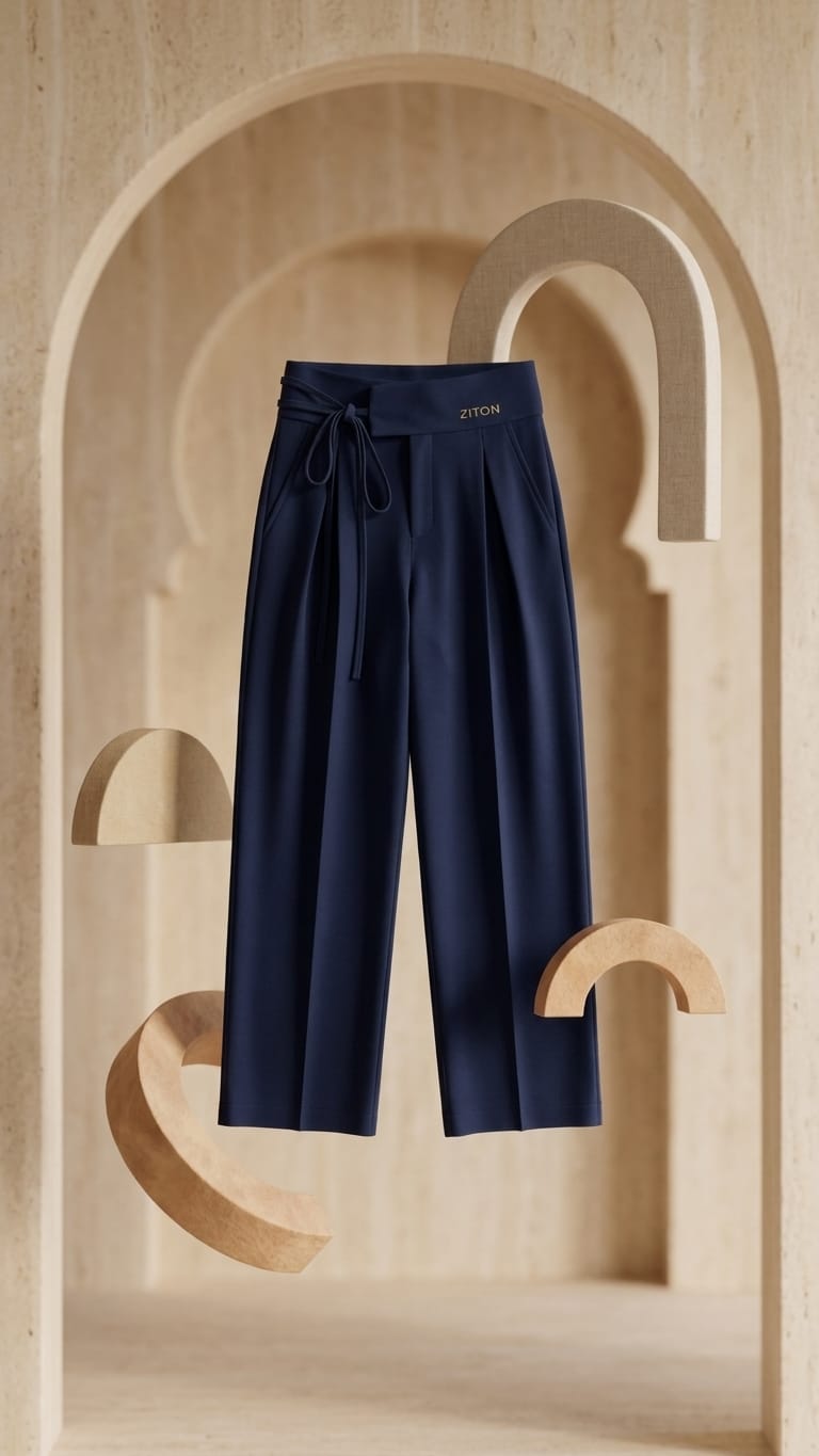 ZITON Signature Pleated Trouser